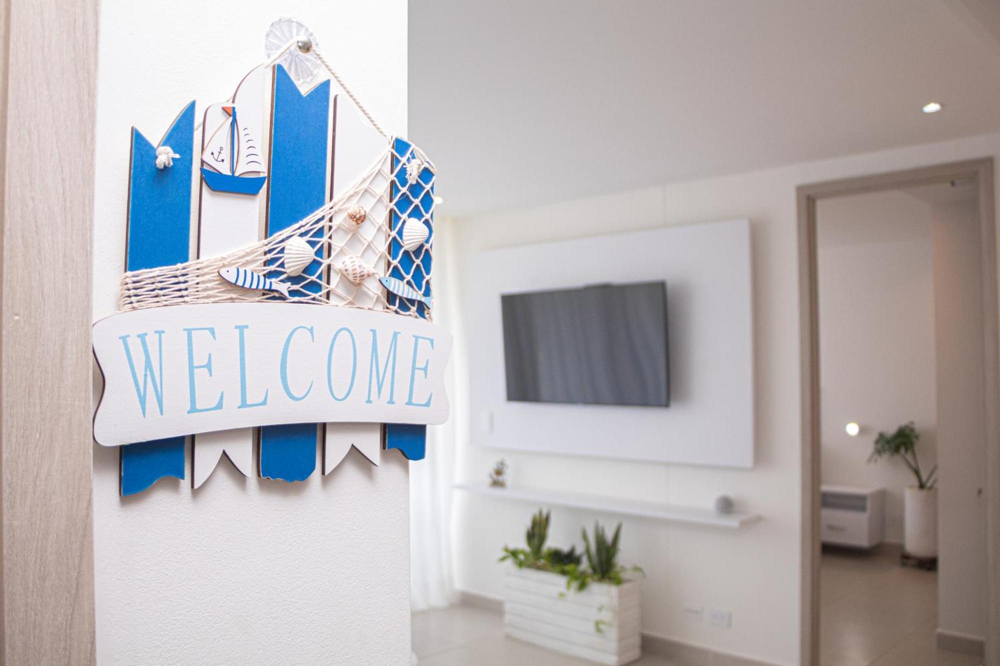 Apartamento De Lujo Frente Al Mar Con Piscina Cartagena Bagian luar foto